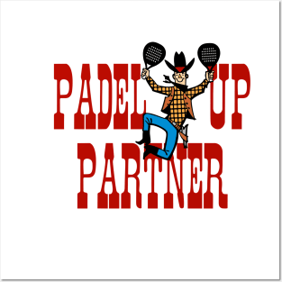 Padel Up Partner! sport Posters and Art